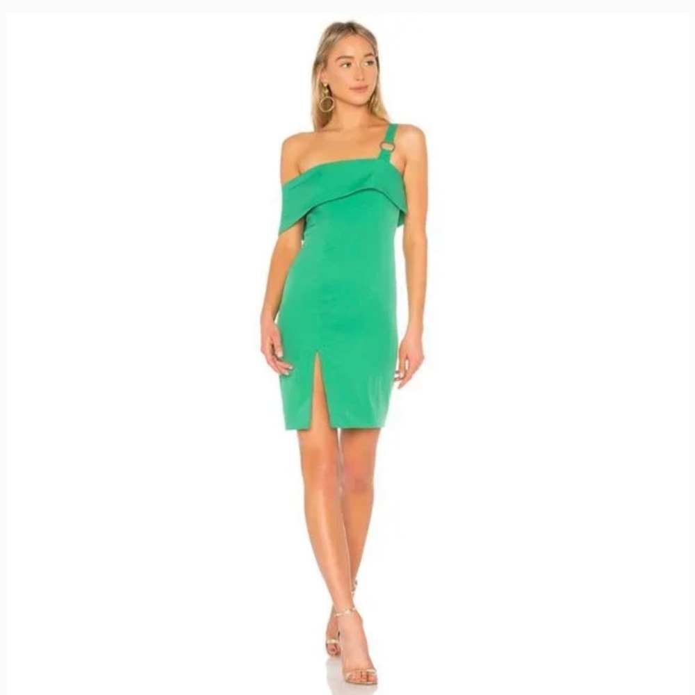 Nbd Dress In Kelly Green Size S